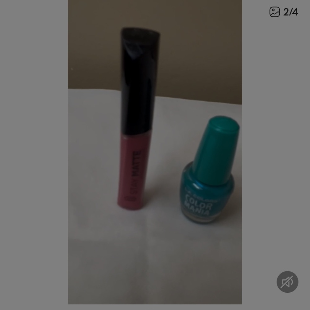 Bundle of Rose & Shine Liquid Lipstick& nail P